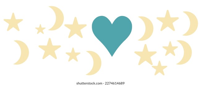 ilustración vectorial de fondo bintang islamal de estrellas