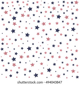 Stars background designed in the style of the flag of the United States