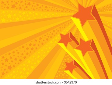 Stars Background (editable vector) - also available rasterized jpeg in my portfolio