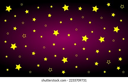 Stars background images. Vector illustration.