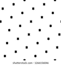 Stars background. Seamless pattern. Ancient mosaic. Ethnic ornament. Tribal wallpaper. Ethnical image. Folk backdrop. Tribe motif. Digital paper, web design, textile print. Vector art work