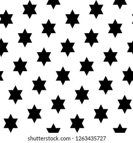 Stars background. Seamless pattern. Ethnic ornament. Ancient mosaic. Tribal wallpaper. Ethnical image. Folk backdrop. Tribe motif. Digital paper, web design, textile print. Vector art work.