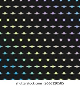 Elementos holográficos utilitários de fundo de estrelas 