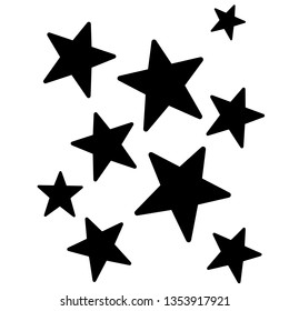Stars background vector