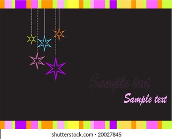 stars background - vector illustration