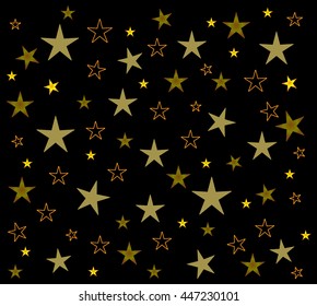 Stars background. Vector illustration. Abstract. Pattern.