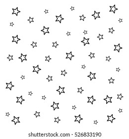 Stars Background Vector Illustration Eps10 Isolated Stock Vector ...