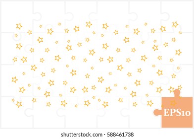 Stars background vector illustration eps10. Isolated badge for website or app - stock infographics