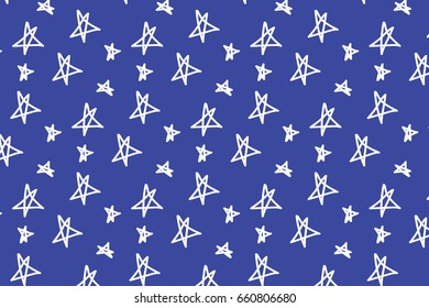 Stars background vector modern bright  simple editable pattern