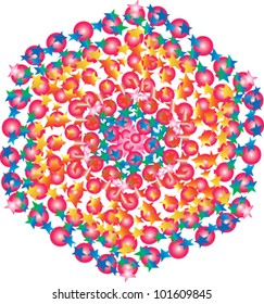 Stars and Balls Decorative Mat