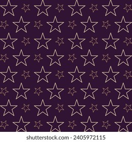 Stars beautiful repeating abstract pattern vector illustration background