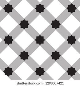Stars black lines