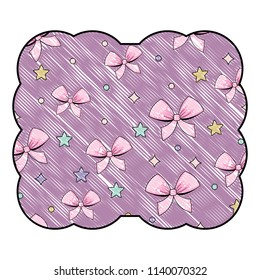 stars and bows pattern