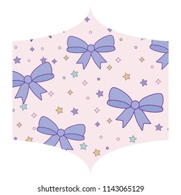 stars and bows pattern