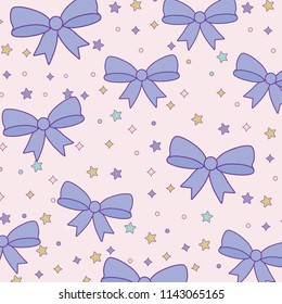 stars and bows pattern
