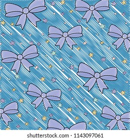 stars and bows pattern