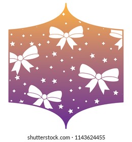stars and bows pattern