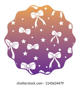 stars and bows pattern