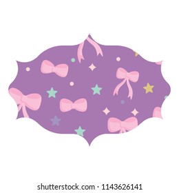 stars and bows pattern