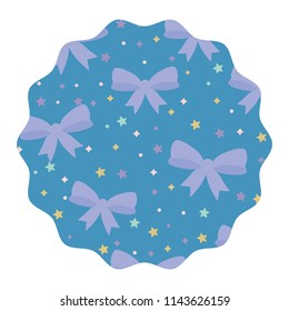 stars and bows pattern