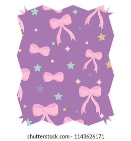 stars and bows pattern