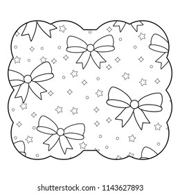 stars and bows pattern