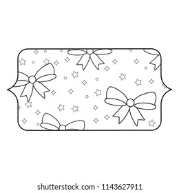 stars and bows pattern