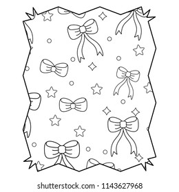 stars and bows pattern