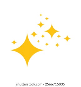 stars of briliance yelow vector