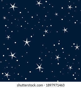 El vector de fondo del estilo de dibujos animados Stars es transparente