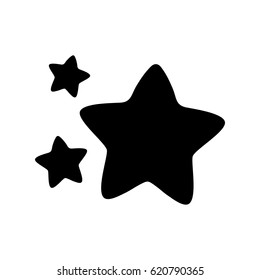 Stars in cartoon style, vector