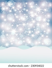 Stars Christmas Background. Vector eps10 illustration.