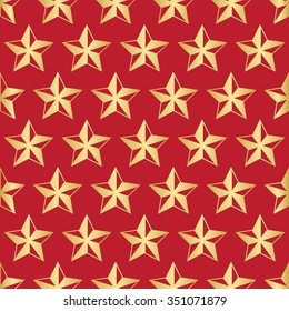 Stars Christmas pattern