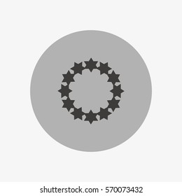 stars in a circle
