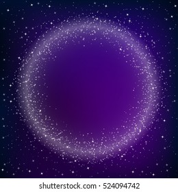 Estrellas en un marco circular, Vector