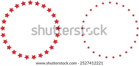 Stars in circle icon. stars circle pattern stencil. Clipart image isolated on white background. infographics, chart, presentation, app, Simple logo vector illustration