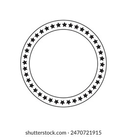 Sterne im Kreis Symbol Vektorillustration Grafikdesign eps 10