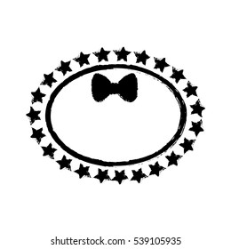 Stars in circle icon vector illustration graphic design