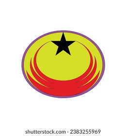 Stars in circle vector icon. for template,Icon,Logo