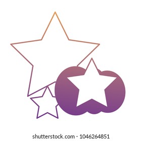 stars and cloud icon