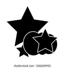stars and cloud icon