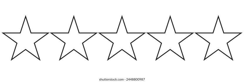 Stars collection. Star vector icons. Golden and Black set of Stars, isolated on transparent background. Star icon. Stars in modern simple flat style. Vector