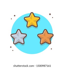 Stars Collection Vector Icon Illustration Star Stock Vector (Royalty ...