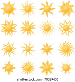 Stars Collection. Vector Illustration.