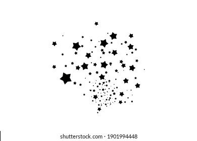 Las estrellas confían con brillo. Fondo claro. Textura abstracta blanca.
Decoración festiva. Navidad de Año Nuevo. Plantilla de invitación elegante.