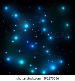 Stars cosmic sky abstract vector background concept illustration