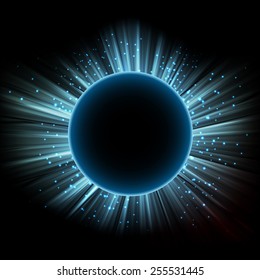 Stars cosmic sky vector background concept