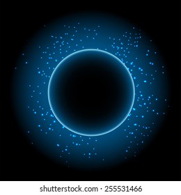Stars cosmic sky vector background concept