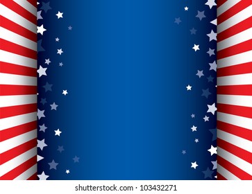 Stars decorative frame