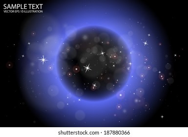 Stars deep  space abstract  background   illustration - Vector star field background illustration